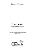 CAN CAN (J. Offenbach) for flute quartet